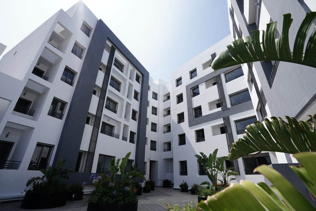 Jardins d'Eden - Appartement a Ain Sebaa - Cour intérieure résidence