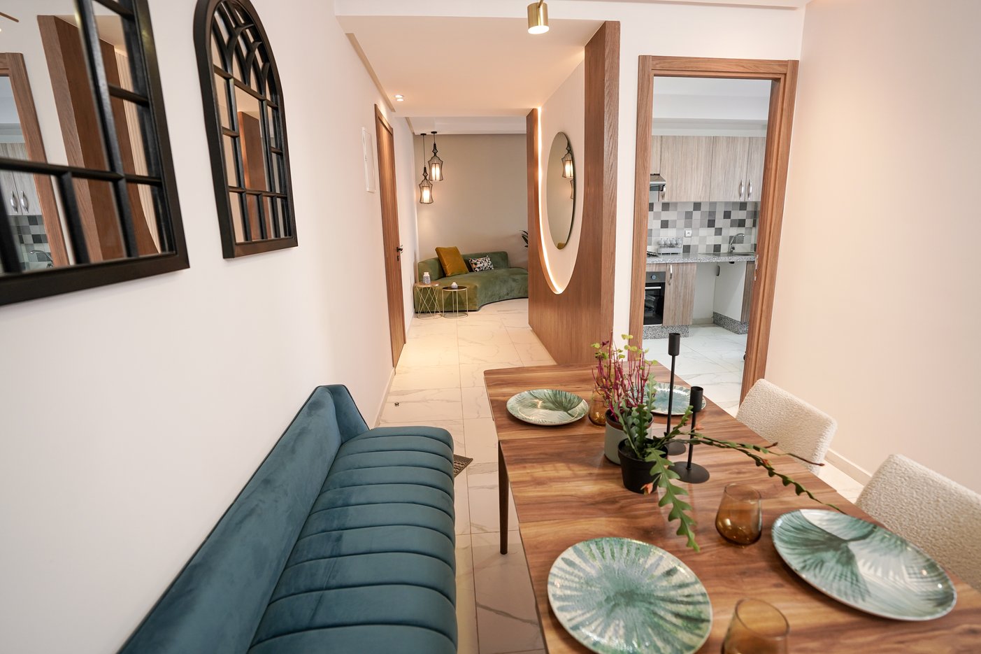 Jardins d'Eden - Appartement a Ain Sebaa - Salle à manger